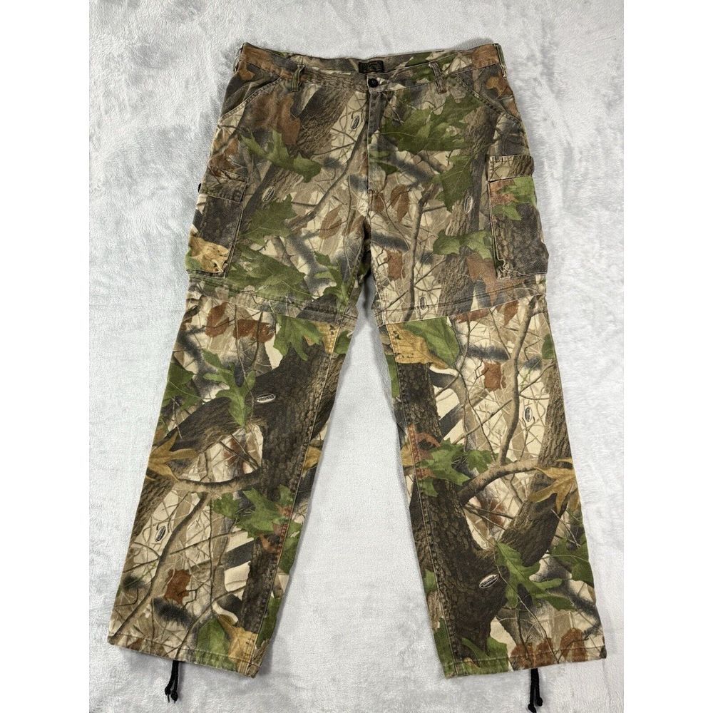 Liberty Camo Pants Mens XL Realtree‎ Cargo Convertible Hunting Outdoors Vintage